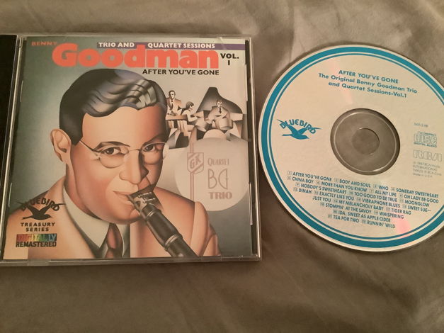 Benny Goodman RCA Records CD  After You’ve Gone