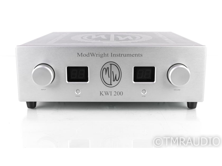 Modwright KWI-200 Stereo Integrated Amplifier; KWI200; Remote; MM Phono (20258)