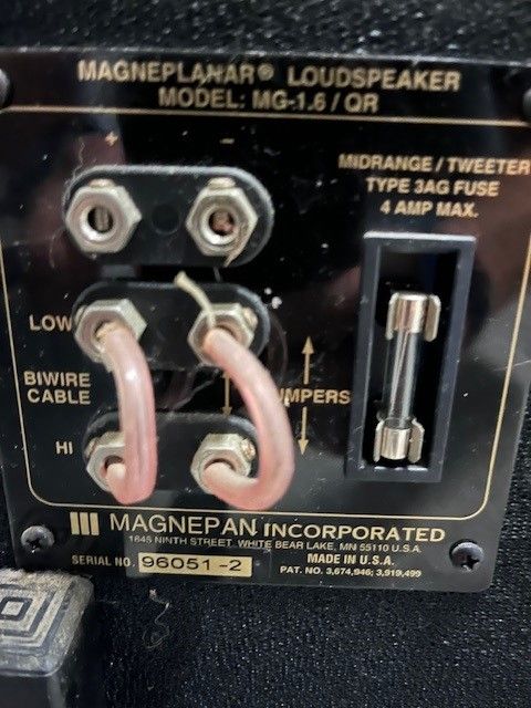 Magneplanar Loudspeaker MG-1.6qr 2
