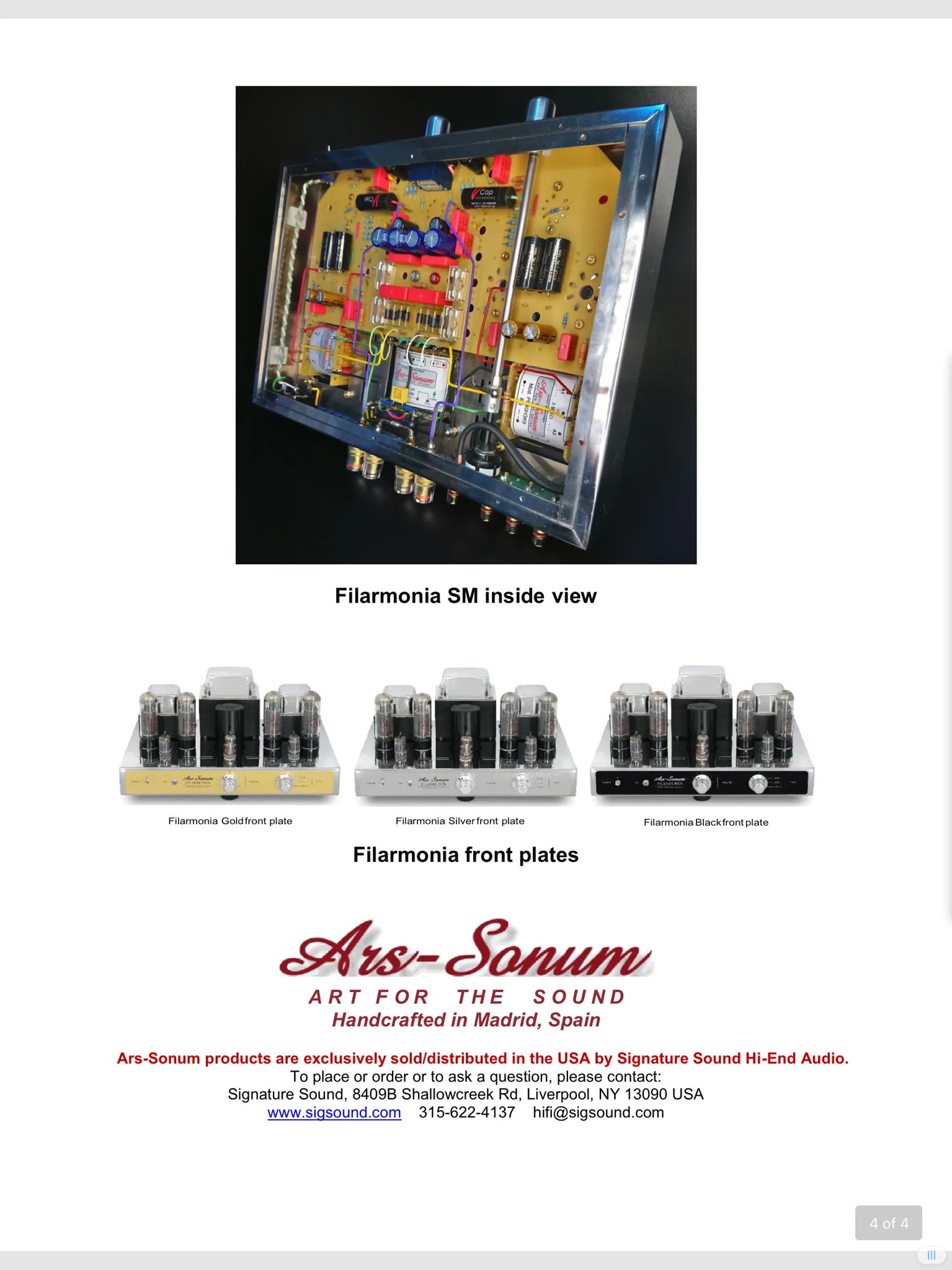 Ars-Sonum Filarmonia XP Universum Series Class A EL34 T... 6
