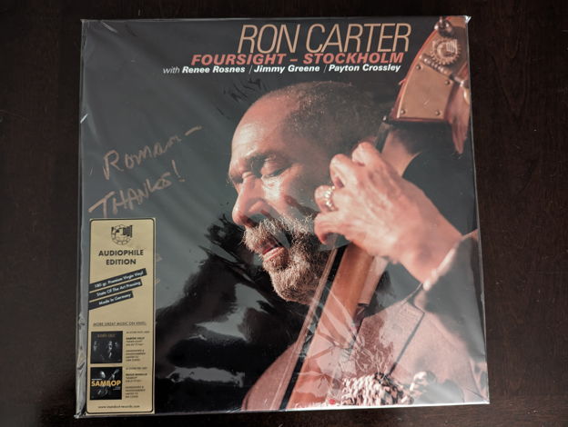 Ron Carter Foursight - Stockholm New and signed