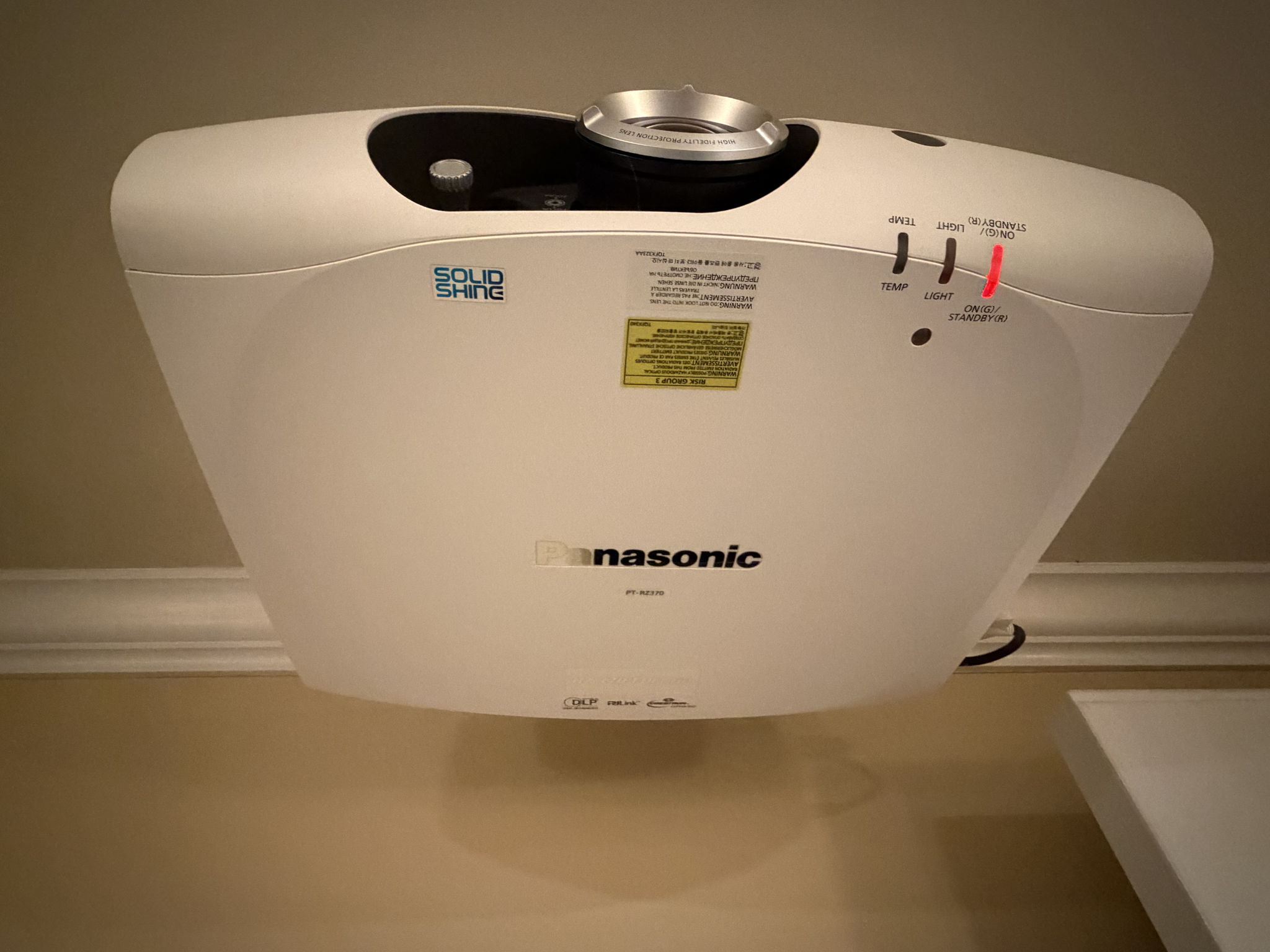 Panasonic DLP laser projector PT RZ370 4