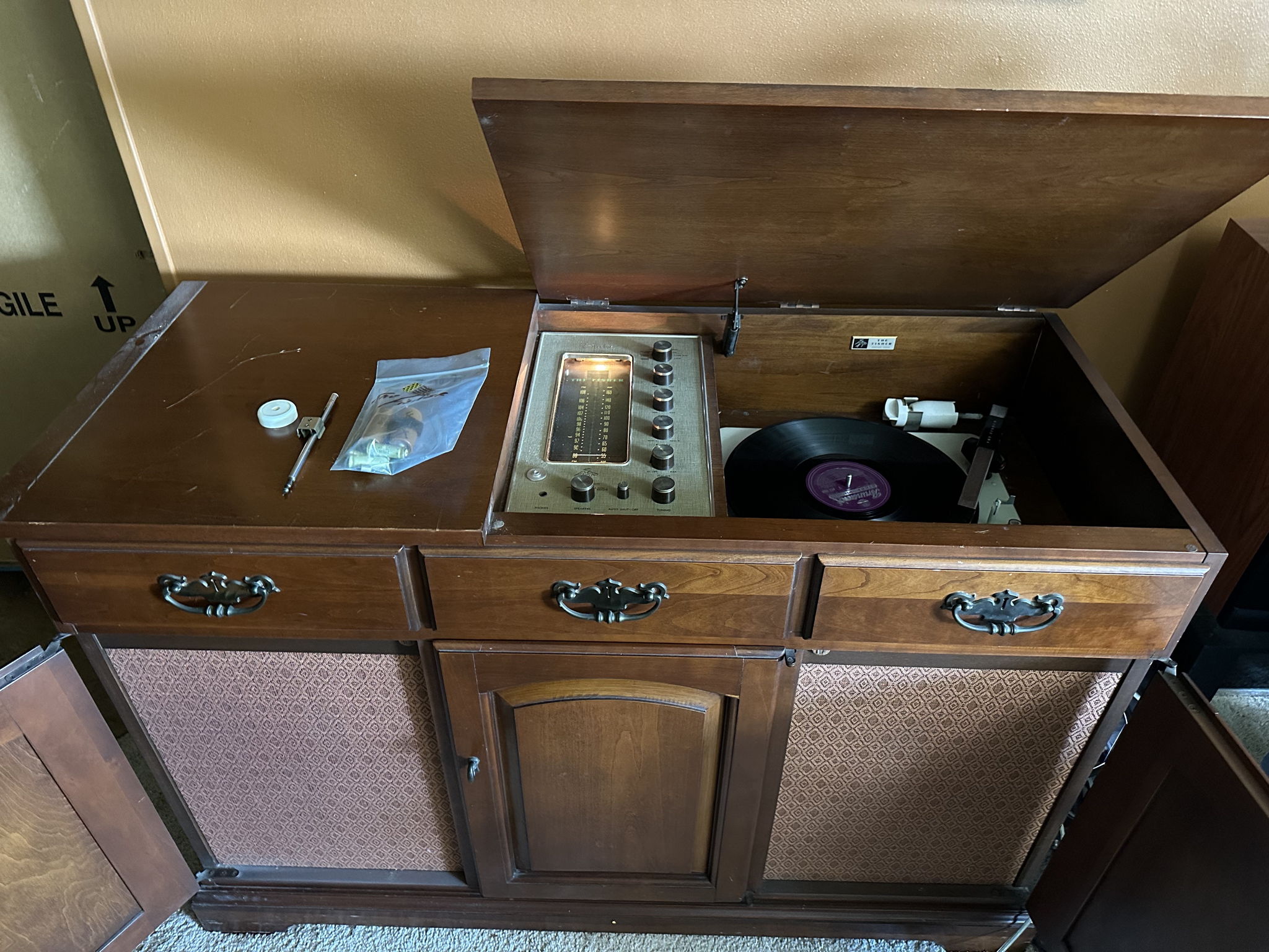 The Fisher Electra VIII console in working condition wi...
