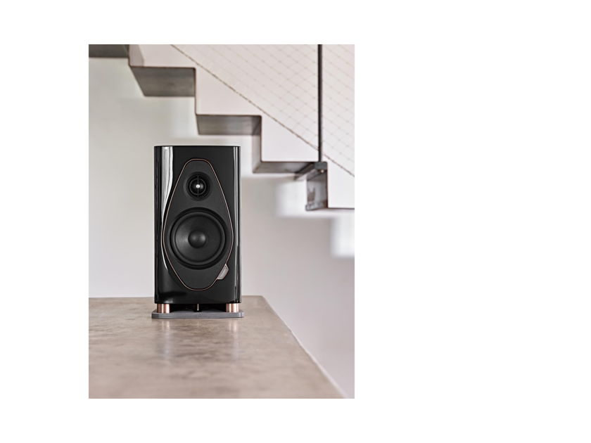 Sonus faber Sonetto I G2 - 2-Way Compact Bookshelf Speakers (Pair) - Black