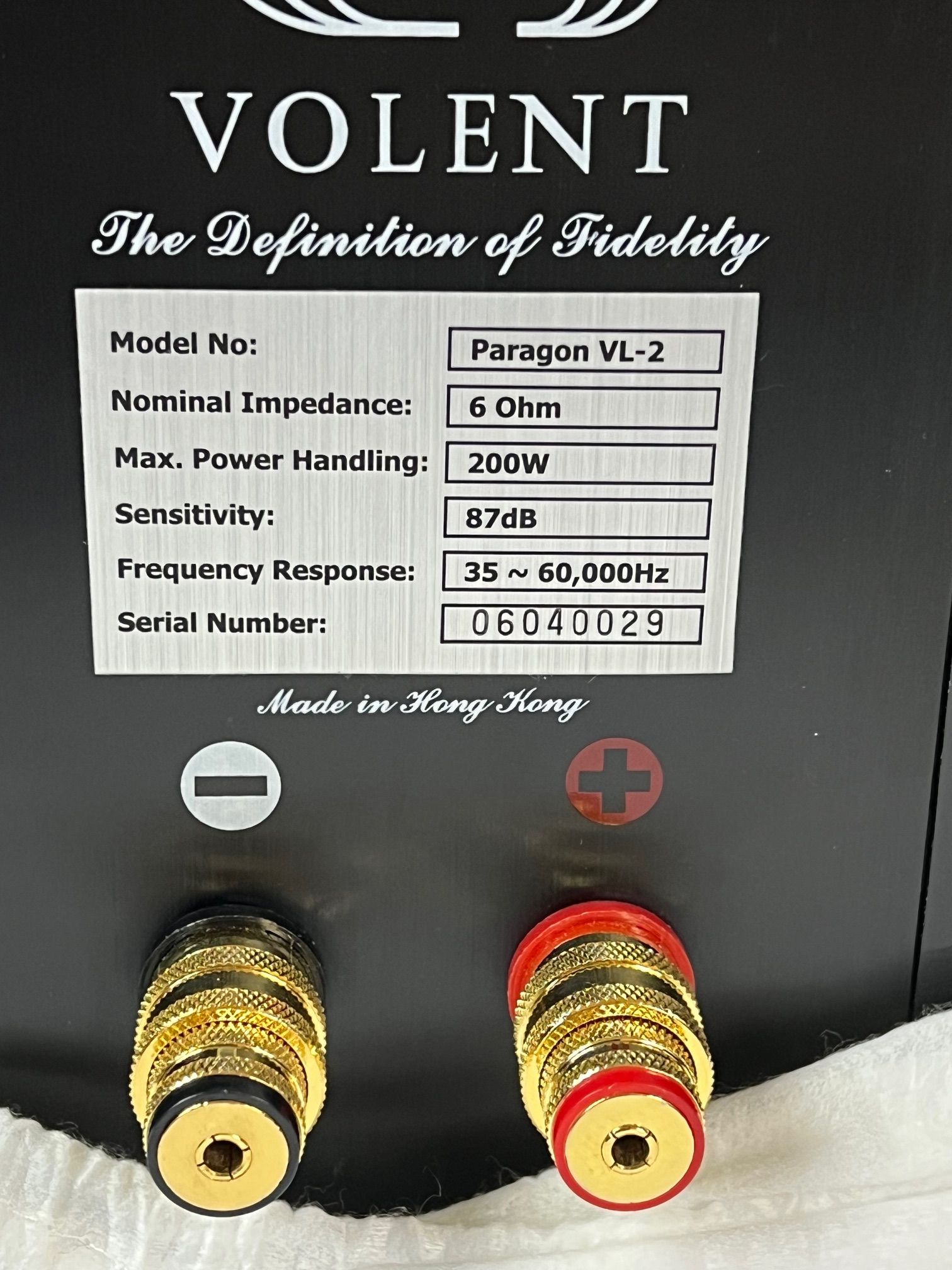 Volent Paragon VL-2 stand mount 10