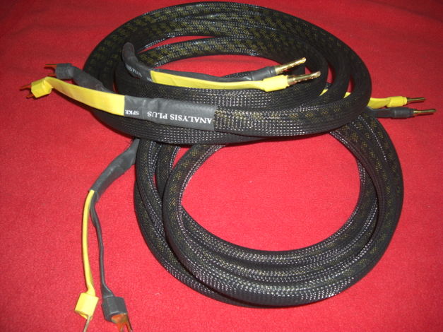 Analysis Plus Black Mesh Oval 9 Speaker Cables *3 Meter...