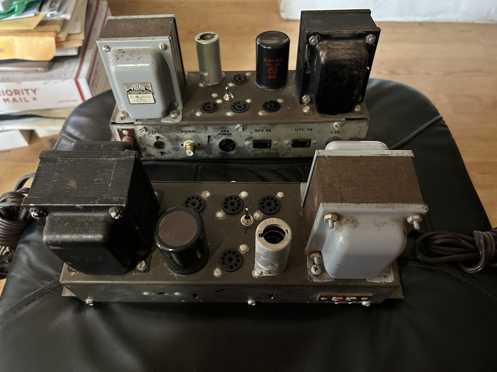 Ampex 6973 Mono Amplifiers (Pair)