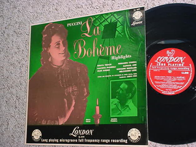 LONDON LL 649 Classical lp record Puccini La Boheme hig...