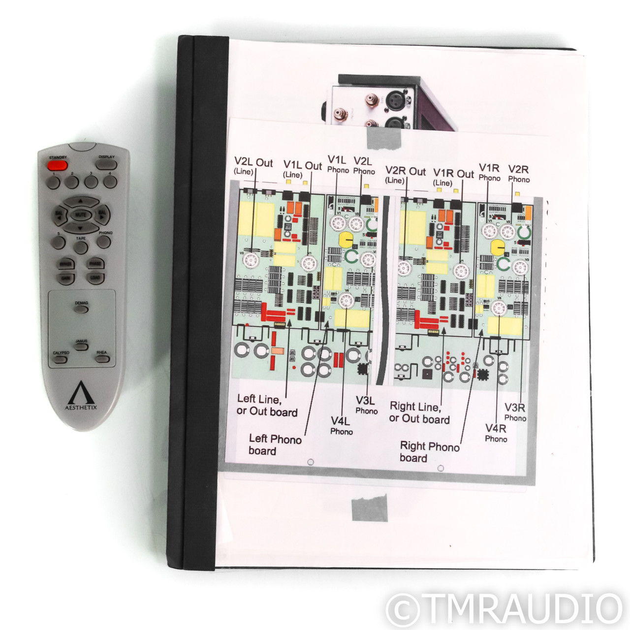 Aesthetix Janus Signature Stereo Tube Preamplifier; MM ... 12