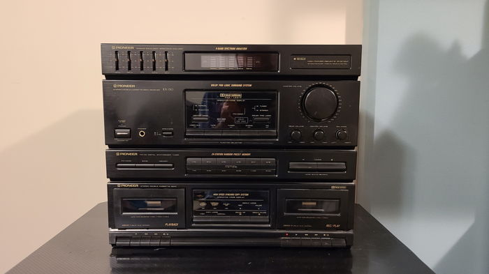 Pioneer RX-750 Stereo Receiver with Double Cassette Deck.