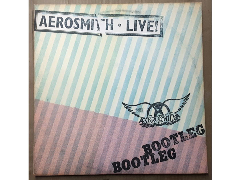 Aerosmith - Live! Bootleg EX- Double Vinyl LP Original 1978  Columbia PC2 35564