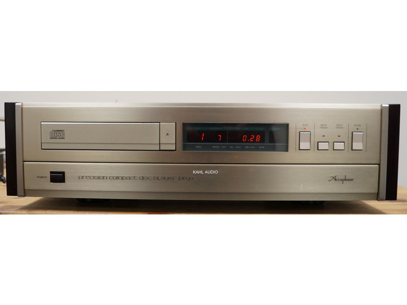Accuphase DP-70  CD player. Lots of positive reviews! $5,000 MSRP.