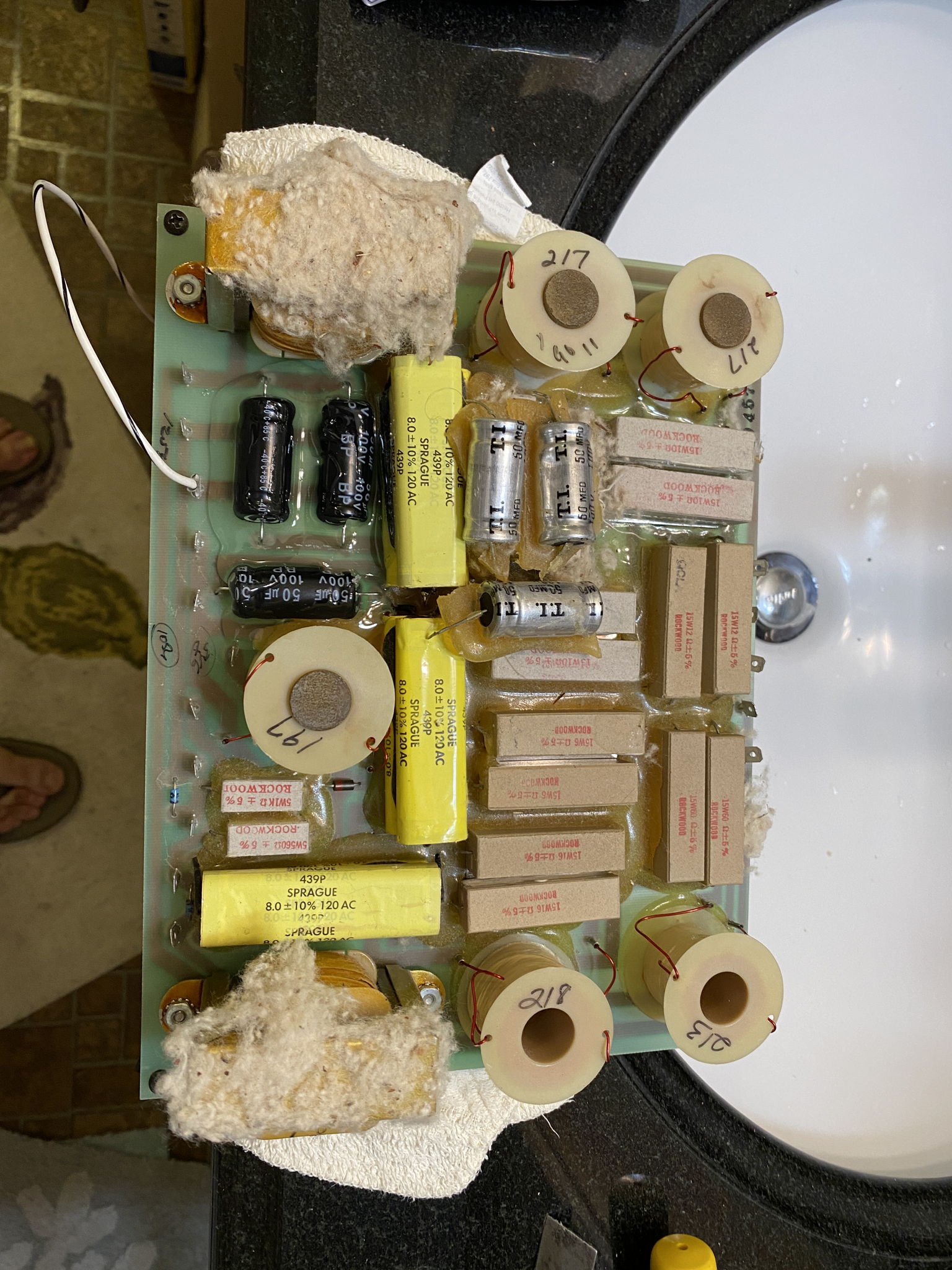 New Electrolytic Caps on later version of crossover
