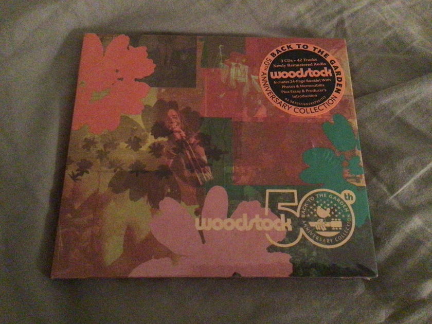 Various 3 CD Set Sealed The Who Jimi Hendrix Others Woodstock 50th Anniversary Back To The Garden