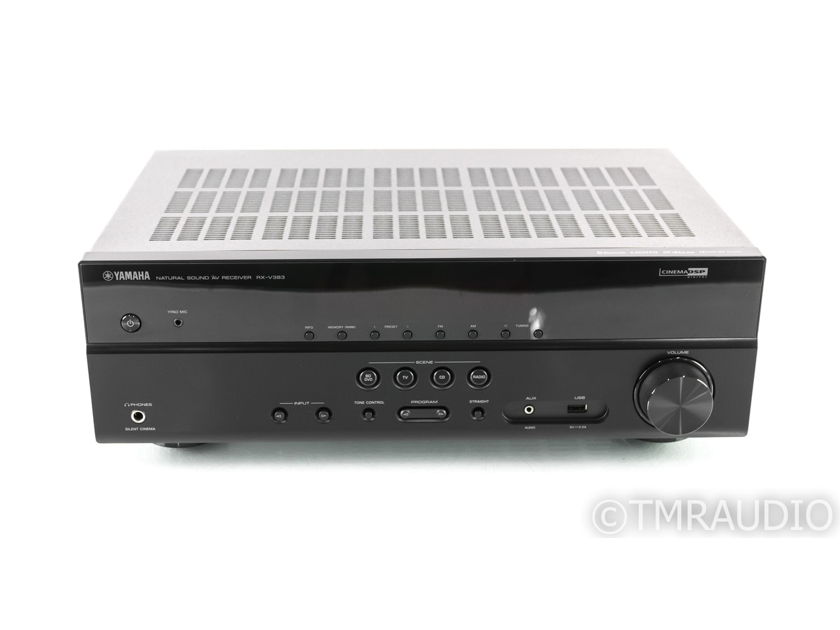 Yamaha RX-V383 5.1 Channel Home Theater Receiver; RXV383; Remote (24858)
