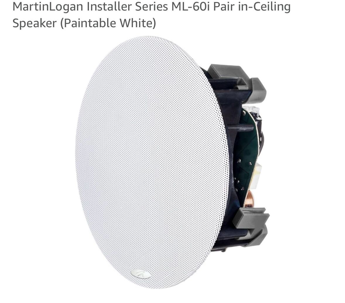 Martin Logan 60i 8” Ceiling Speakers (2 pair) 2