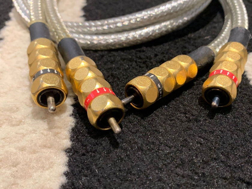 PAIR WIREWORLD SUPER ECLIPSE 5 RCA 1M CABLE For Sale | Audiogon