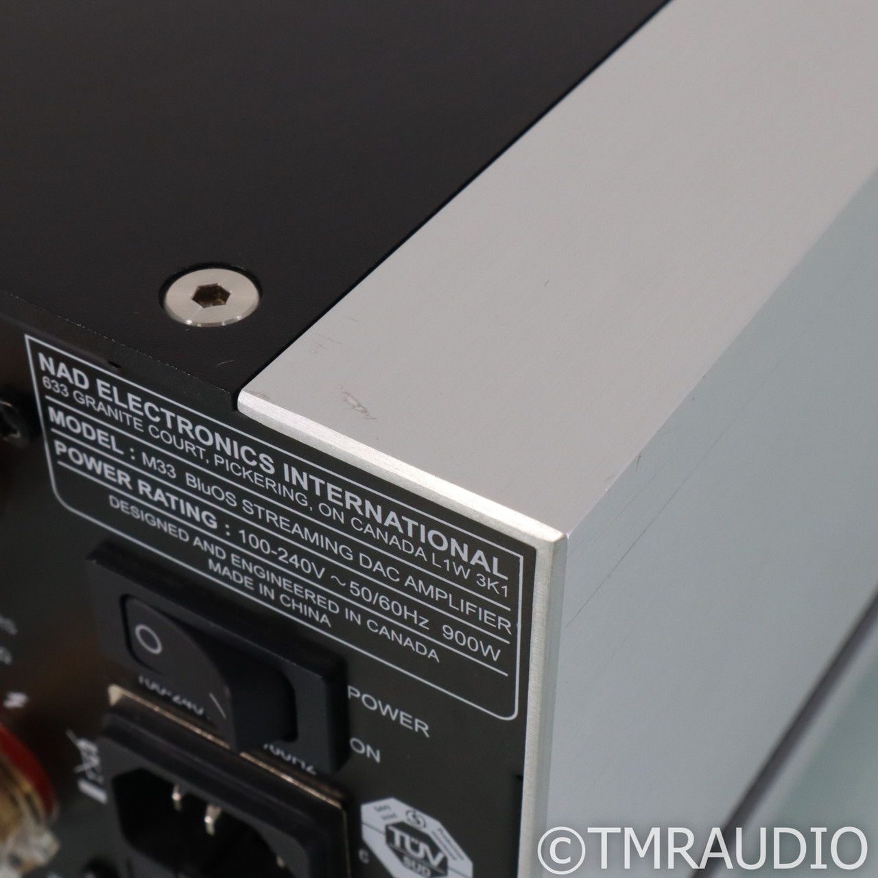 NAD M33 BluOS Streaming Integrated Amplifier; MM Phono ... 8