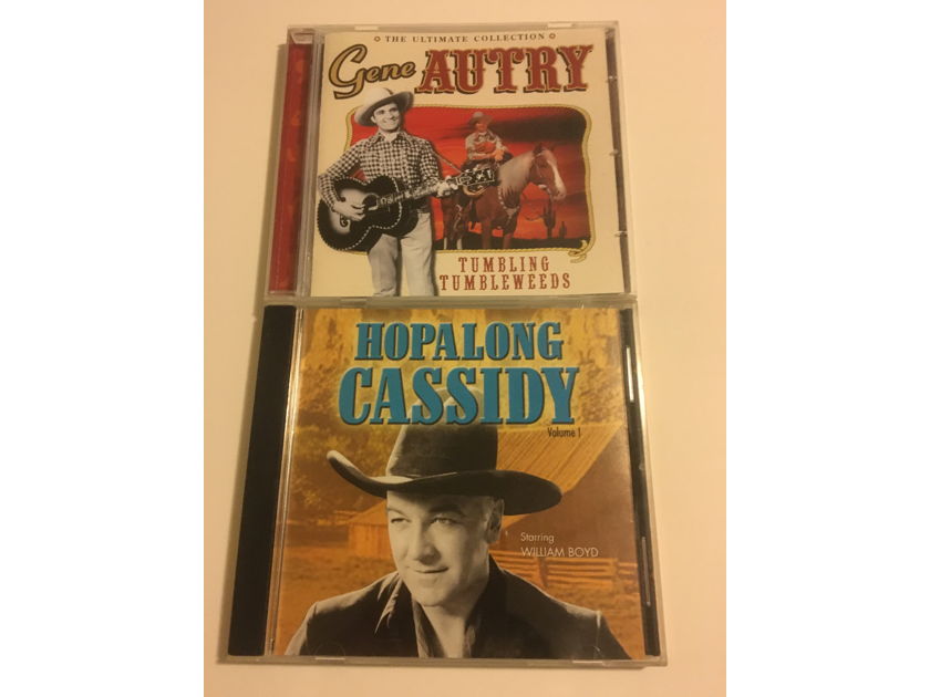 Gene Autry Hopalong Cassidy  2 cds