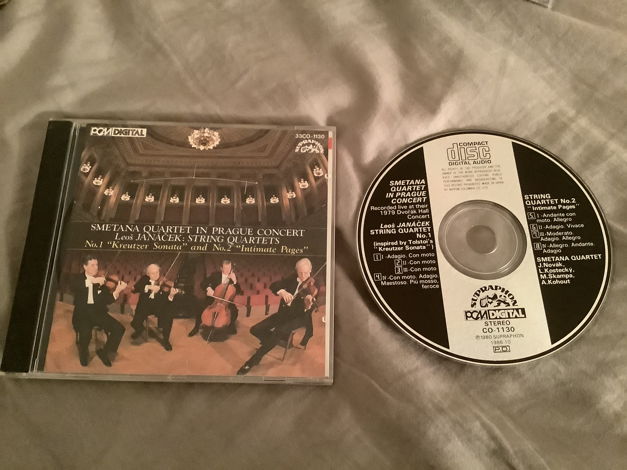Smetana Quartet Supraphon Records Japan CD In Prague Co...