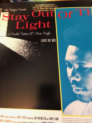 NILE RODGERS 12" SINGLE , STAY OUT OF THE LIGHT ( PROMO...