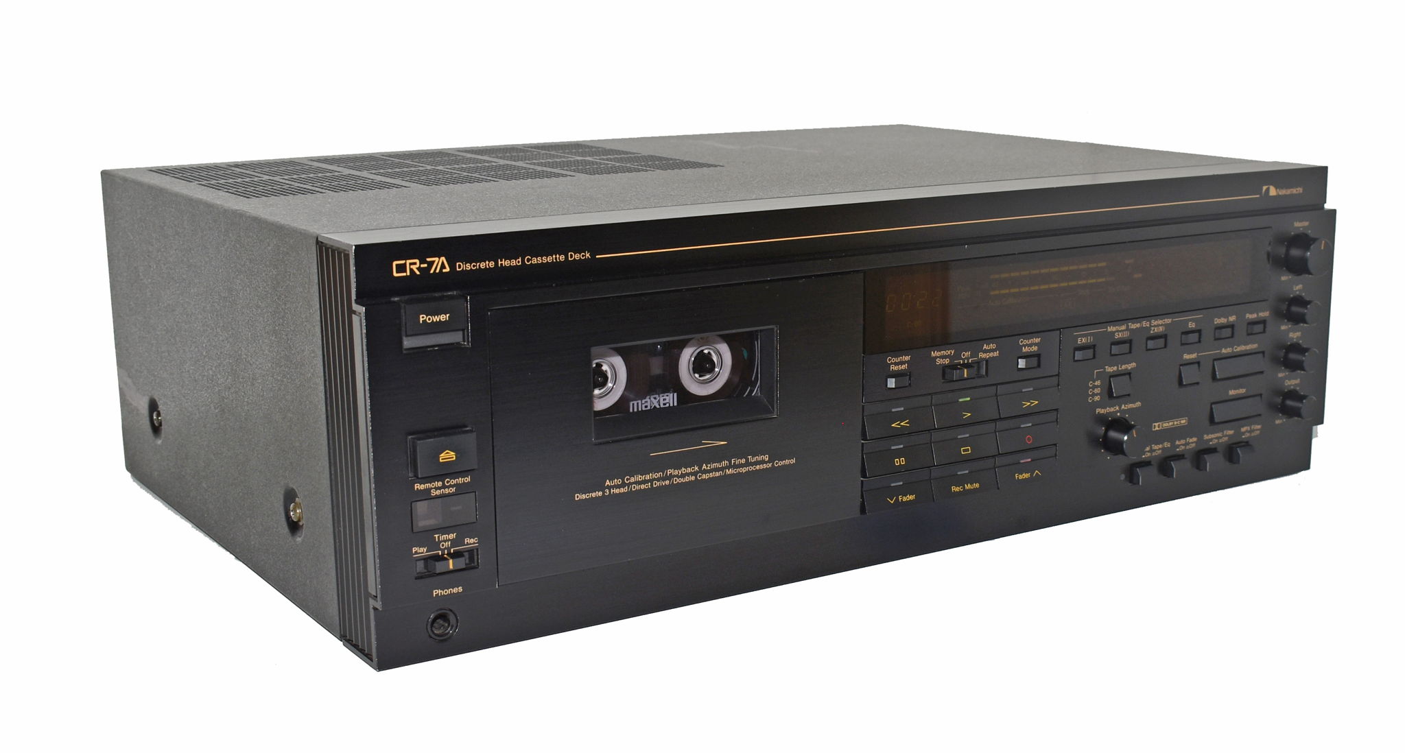 Item2of2 Nakamichi CR 7A 3-Head Stereo Cassette Tape De... 2