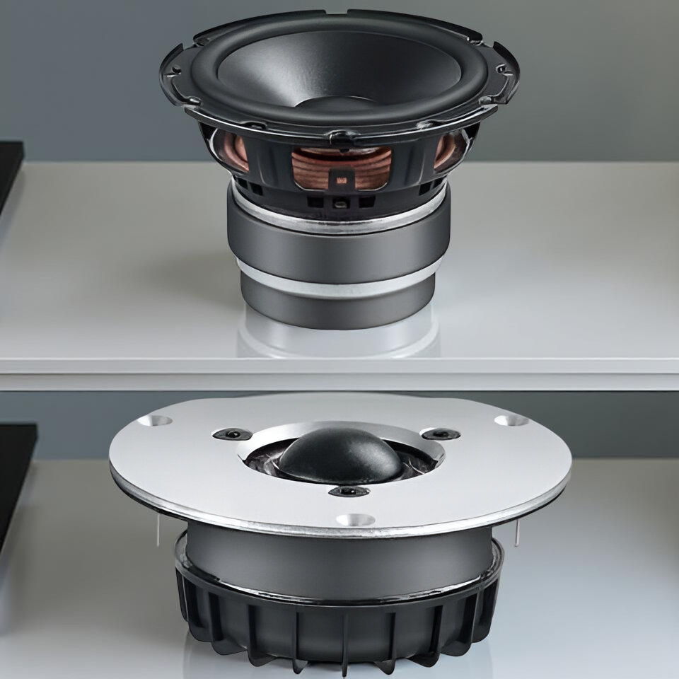 Demo Dynaudio Emit 10 Bookshelf Speakers - White, Pair 8