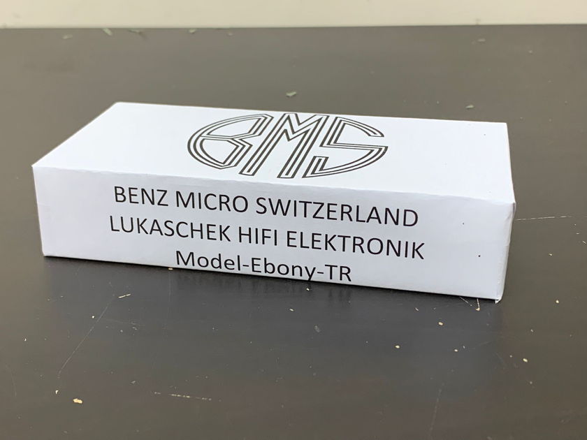 Benz Micro Ebony TR Ultra Low Output Rare and New!!