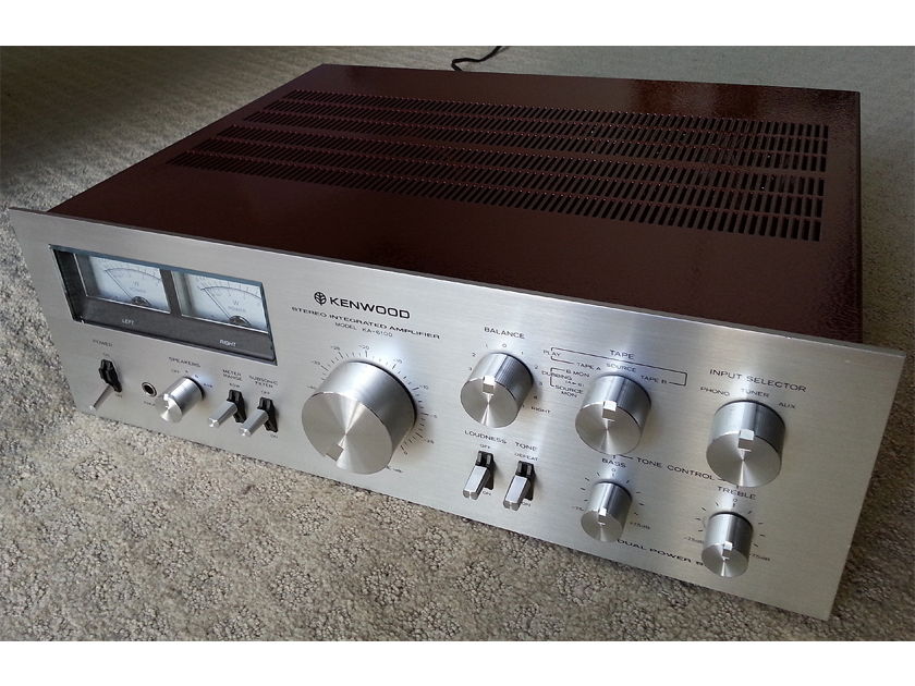 Vintage Art -- Restored Kenwood KA-6100 Integrated Amplifier
