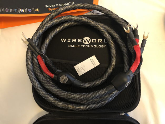 Wireworld Silver Eclipse 8 Bi-Wire Speaker Cables 10ft