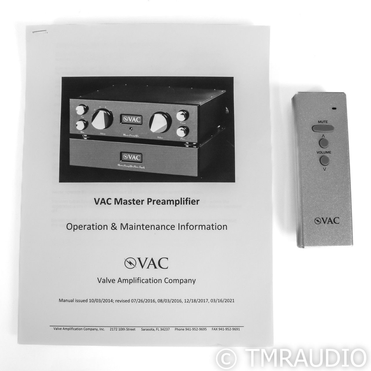 VAC Master Stereo Tube Preamplifier (66838) 10