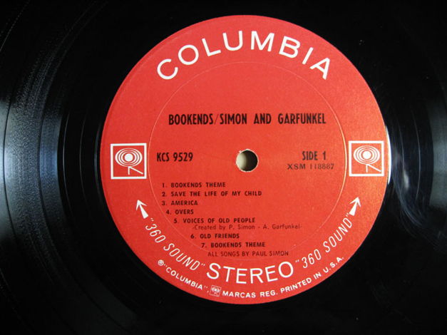 Simon & Garfunkel Bookends - Original STEREO LP 1968 Co...