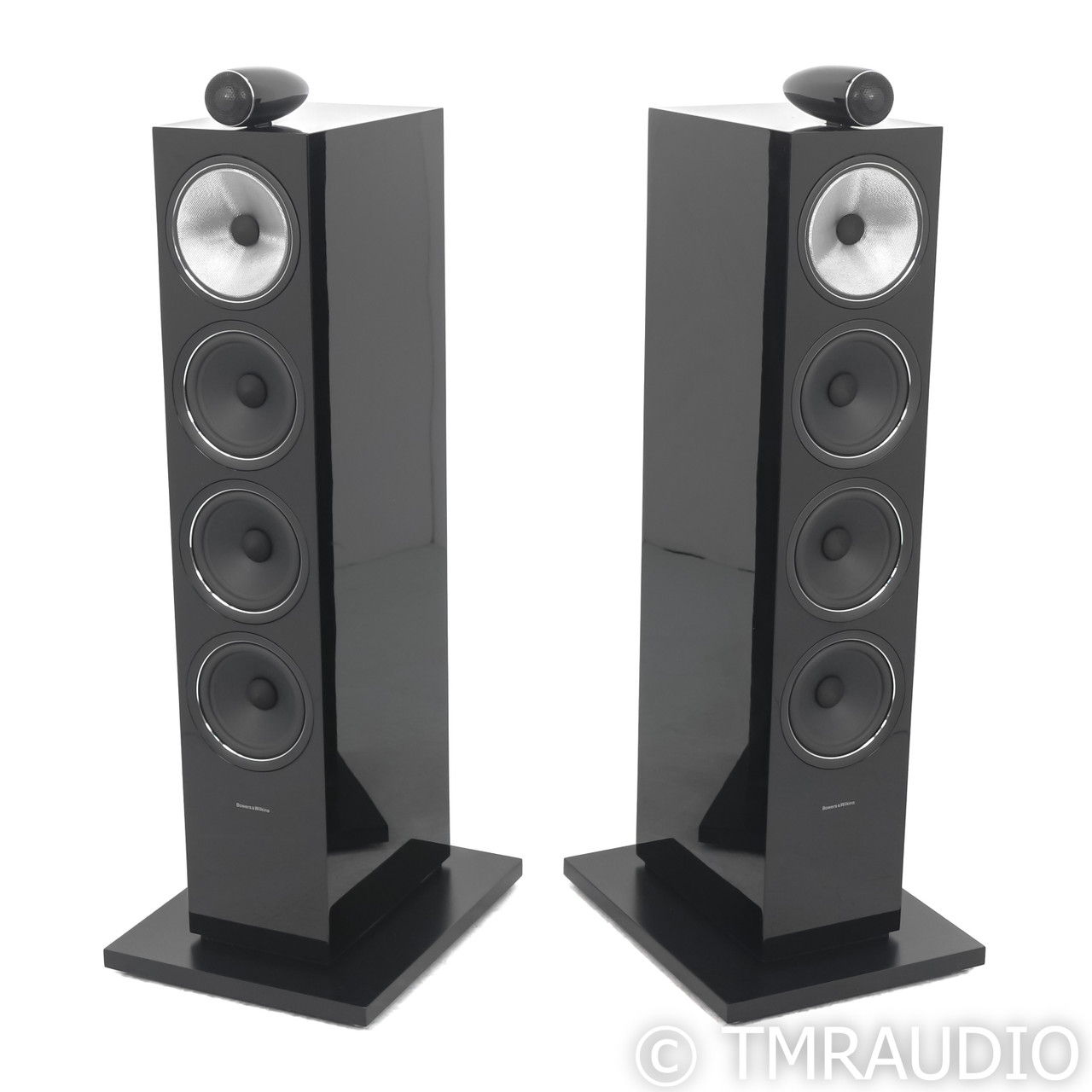 B&W 702 S2 Floorstanding Speakers; Black Pair (63986) 4