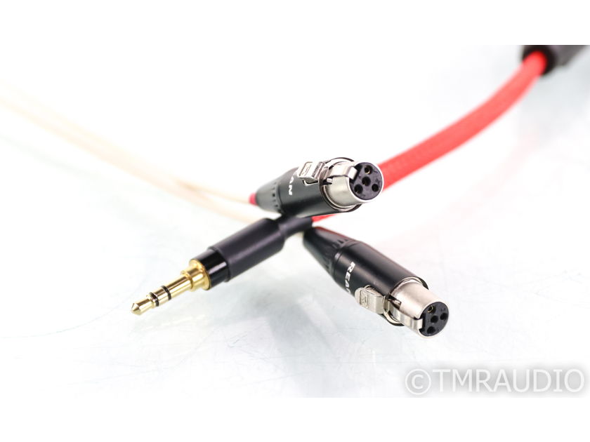 WyWires Red LCD-X Headphone Cable; 4-pin XLR Audeze; 3.5mm TRS Adapter; 3m (42554)