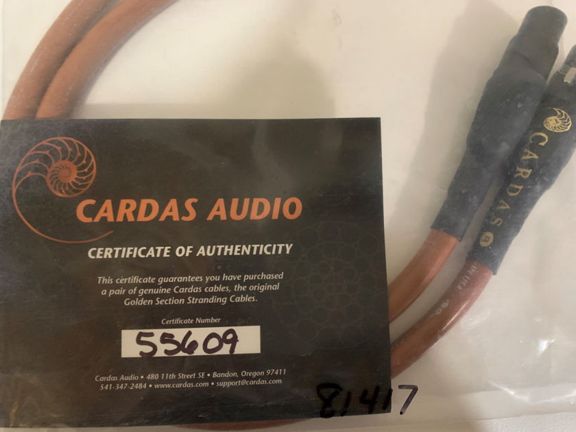 Cardas Audio - Cross Interconnect Cables - 0.5 meter - XLR