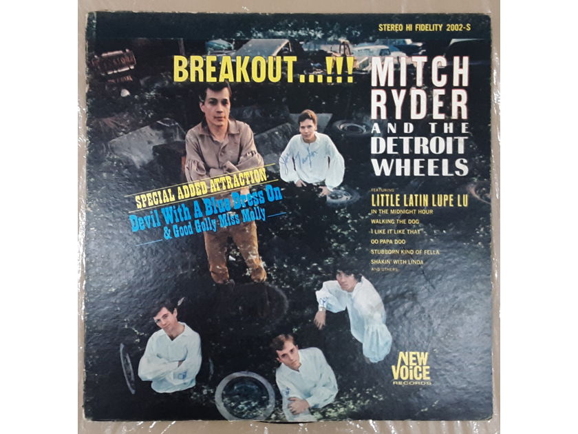 Mitch Ryder & The Detroit Wheels - Breakout LP Original 1966 New Voice LP-2002