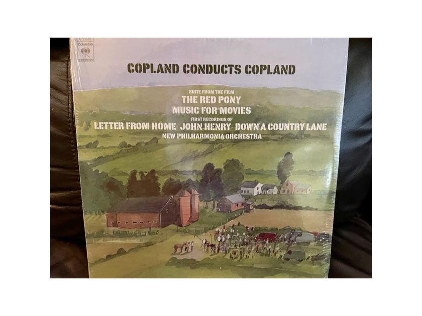 COPLAND/Copland - "The Red Pony, Music for Movies" and "El Salon Mexico" - Columbia Masterworks Mono 1975 - 2 LPs SEALED!