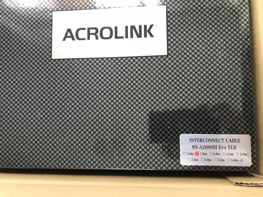 Acrolink A2080 III Evo XLR 1.5m