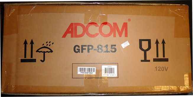 Adcom GFP 815 STEREO PRE AMPLIFIER - NEW IN SHIPPING BOX