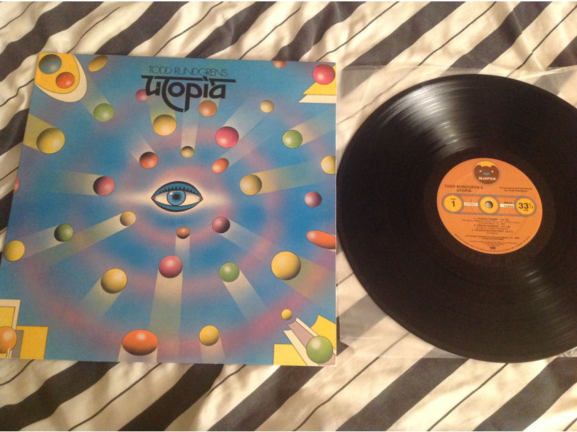 Todd Rundgren's Utopia  Todd Rundgren's Utopia Rhino Bearsville Quiex Translucent Vinyl