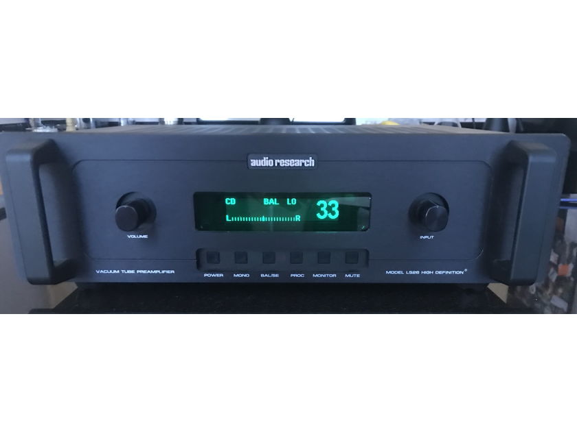 Audio Research  LS26 Tube Line Stage Preamp Black.