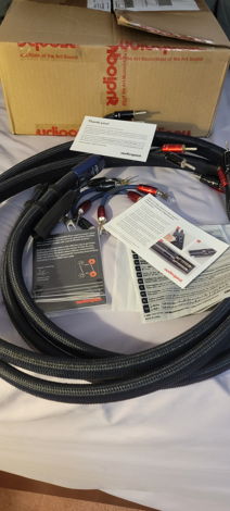 Audioquest  Thunderbird Zero speaker cables with jumpers