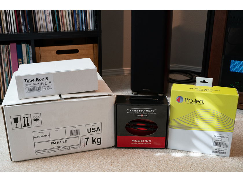 Pro-Ject Audio Systems RPM 5.1SE/RM 5.1SE (kit with SpeedBox, TubeBox, Transparent cables)