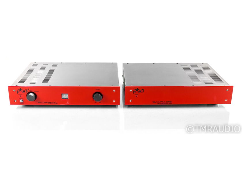 PBN Audio Olympia LXi Stereo Preamplifier; CPSi Power Supply; LX-i; Red; Remote (29422)