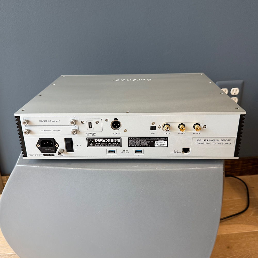Aurender N20 Music Server and Streamer, Pre- Owned 5