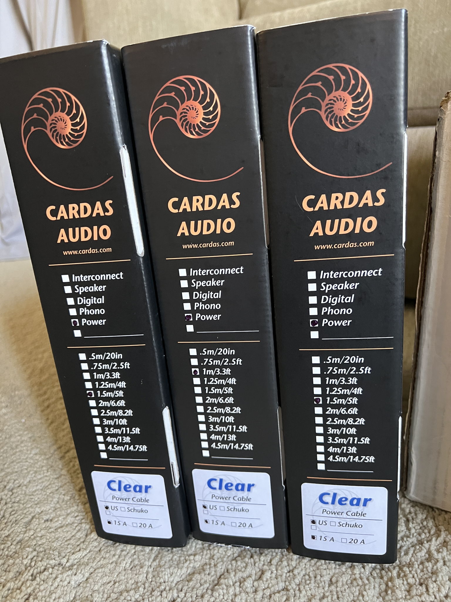 Cardas Audio Clear 1.0m Power Cord 8