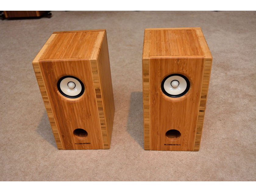Blumenstein Orca Full Range Speakers in caramelized bamboo - **Price DROP**