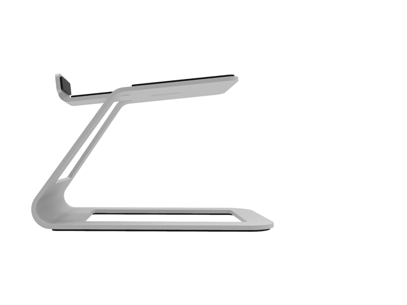 Kanto SE4 Elevated Desktop Speaker Stands for Medium Sized Speakers - White