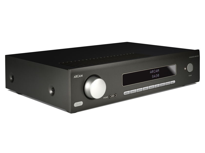 Arcam SA30 Stereo Integrated Amplifier; Black; Remote; Roon Ready (New) (42320)