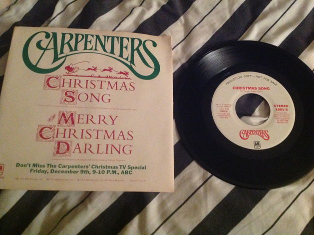 The Carpenters Merry Christmas Darling Promo 45 With Pi...